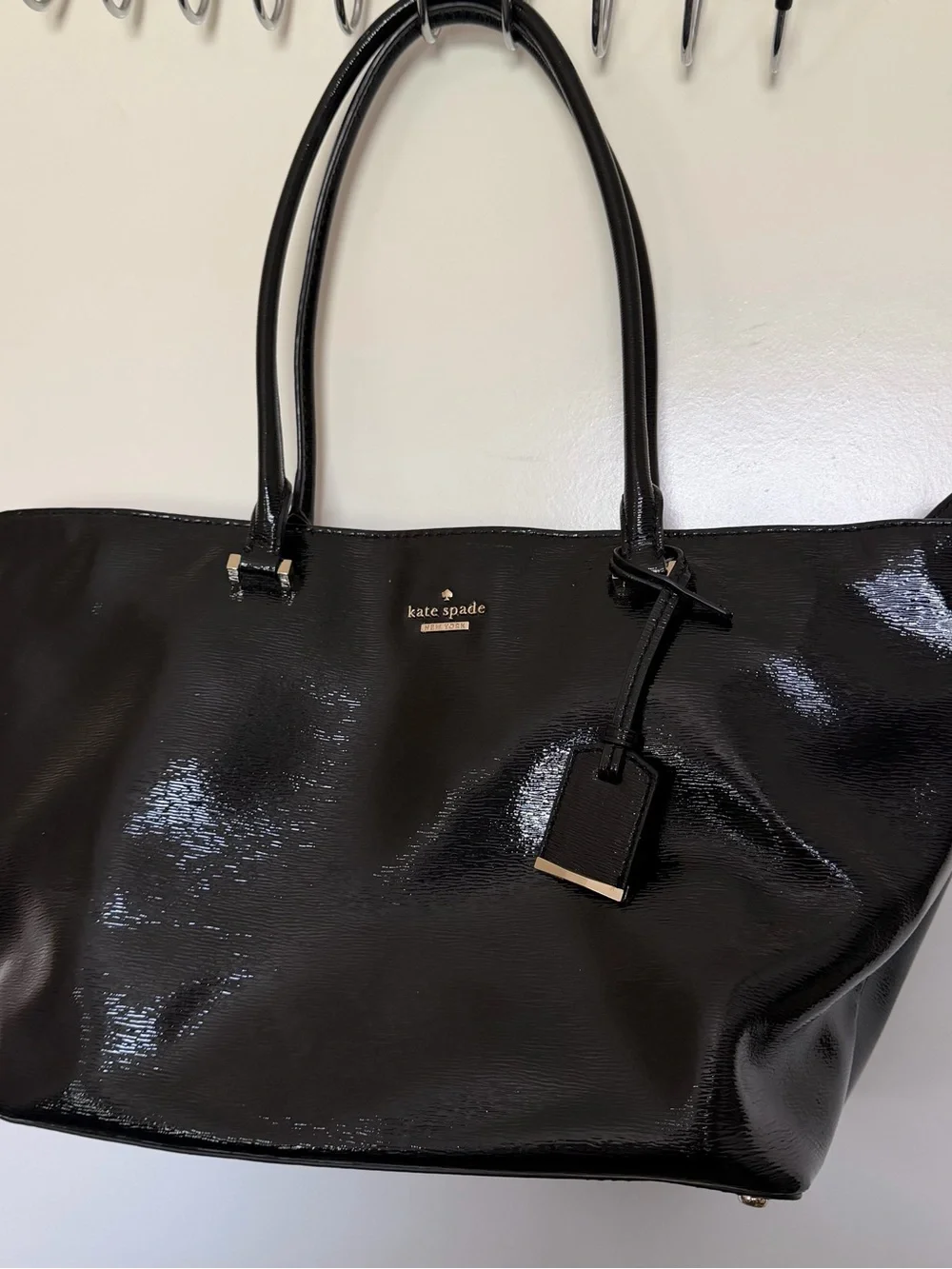 KATE SPADE Black Shoulder Tote Bag